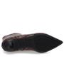 Imagem de Bota Bico Fino Salto Kitten Animal Print Couro
