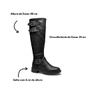 Imagem de Bota Biker Cano Longo Dakota Salto Baixo e Fivela Feminino G9872