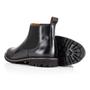Imagem de Bota Botina Cano Curto Feminina Chelsea Couro Elastico Trabalho Confortavel Resistente
