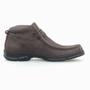 Imagem de Bota Botina Casual De Couro Masculino Confortavel Leve Café Trabalho
