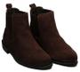 Imagem de Bota Botina Chelsea Country Bota Masculina Em Couro Marrom