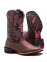 Imagem de Bota Botina Country Texana Feminina Bordado Couro Legitimo