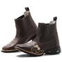 Imagem de Bota Botina Country Texana masculina  Bico Quadrado cavalgada