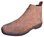 Imagem de Bota Botina Em Couro Botinha Cano Medio Curto Estilo Country Modelo Casual Social leve Confortavel