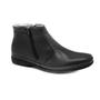 Imagem de Bota Botina Masculina Cano Baixo Ziper Leveterapia 46502B