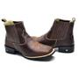 Imagem de Bota Botina Masculina Cano Curto Country Texana Brete Boots Moderna