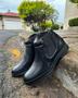 Imagem de Bota Botina Ortopédica Elastico Calce fácil Bico Redondo Masculina Anatômica Leveterapia Café
