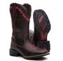 Imagem de Bota Botina Texana Country Arame Rosa