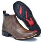 Imagem de Bota Botina Texana Masculina Country Brete Boots de Cano Curto Macia
