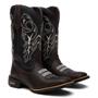 Imagem de Bota Botina Texana Masculina Estampa Country em Couro