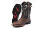 Imagem de Bota Botina Texana Unissex Bordada Boi Flores Country Montaria