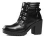 Imagem de Bota botinha Feminina Plataforma Tratorada Cano Médio Lançamento  001 Ref 513