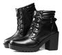 Imagem de Bota botinha Feminina Plataforma Tratorada Cano Médio Lançamento  001 Ref 513
