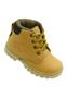 Imagem de Bota Botinha Infantil Gibizinho Masculina Baby Coturno Mostarda