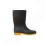 Imagem de Bota Calformax Preta Solado Amarelo (Cano Medio)41/42  Cmpa509 S/F