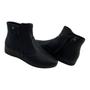 Imagem de Bota Campesi L9331 Cano Curto Salto Anabela Flatform Feminino