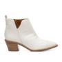 Imagem de Bota Cano Curto Couro Off White Alba Werner