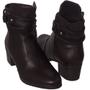 Imagem de Bota Cano Curto Feminina Mooncity  Marrom - 72073