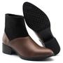 Imagem de Bota Cano Curto Feminina Texana Country Chelsea Moda Casual