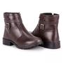 Imagem de Bota Cano Curto Feminino Com Zipper