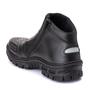 Imagem de Bota Cano Curto Motociclista Coturno Couro Masculino Motoboy