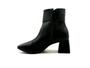 Imagem de Bota Cano Curto Napa Skin Salto Médio Casual Fashion Confort Feminino Adulto Ref T4414-223