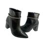 Imagem de Bota Cano Curto Salto Bloco Com Strass Ramarim 24-68102