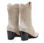 Imagem de Bota Cano Médio Western - Ivy, Off White