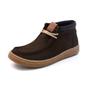 Imagem de Bota Casual Chukka Boots Solado Crepe Couro Nobuck Betelgeuse Gshoes - 6279-2 - Verde Militar