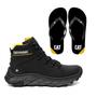 Imagem de Bota Catpriime Coturno Masculina em Couro com c.a 47751 + Chinelo Basic