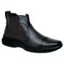 Imagem de Bota Chelsea Masculina Conforto Resistente Em Couro Carteira e Cinto