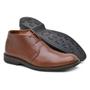 Imagem de Bota Chukka Jacometti Masculina Couro Cadarço Macia Casual