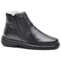 Imagem de Bota Comfort Masculino em Couro Palmilha Gel Cla-Cle Preto