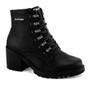 Imagem de Bota Comfortflex Coturno Tratorado em Couro 77302 Preto