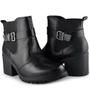 Imagem de Bota Comfortflex De Couro Cano Curto - 24-77302