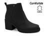 Imagem de Bota Comfortflex Em Couro Salto Bloco 2477301