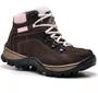 Imagem de Bota Coturno Adventure Feminino Café De Couro Legitimo JNA SHOES