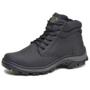 Imagem de Bota Coturno Adventure Masculino De Segurança Couro EPI CA Gogowear Alta Qualidade Macio Confortável