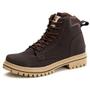 Imagem de Bota Coturno Adventure Masculino Design Moderno Cano Curto Reforçada Para Trabalho Palmilha EVA