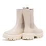Imagem de Bota Coturno Cano Alto Ec Shoes com Elastico Lateral e Sola Costurada Tratorada