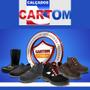 Imagem de Bota Coturno Carton Cor Café Nº44 Nobuck Amarrar