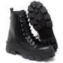 Imagem de Bota Coturno Casual Autem Originals com Cadarço Ziper Sola Borracha Tratorada