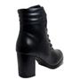 Imagem de Bota Coturno Casual Feminino Cano Médio Salto Alto Mooncity 73171