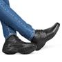 Imagem de Bota Coturno Casual Gm Ortopédico Social Couro Legítimo Kit Carteira e Cinto Masculino