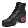 Imagem de Bota Coturno Fem Dakota Couro Salto Alto Preto G5721-0001