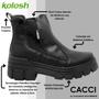 Imagem de Bota Coturno Feminina Cano Curto Slip On Kolosh C3762