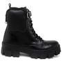 Imagem de Bota Coturno Feminina Tratorada Flatform Cano Curto Modelo Outono Inverno Classico Com Bag  Ref 022