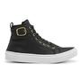 Imagem de Bota Coturno Feminino Casual Fivela Black