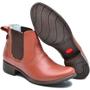 Imagem de Bota coturno feminino com cano curto e elástico 314