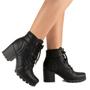 Imagem de Bota Coturno Feminino Dakota Salto Bloco G9601 - Preto